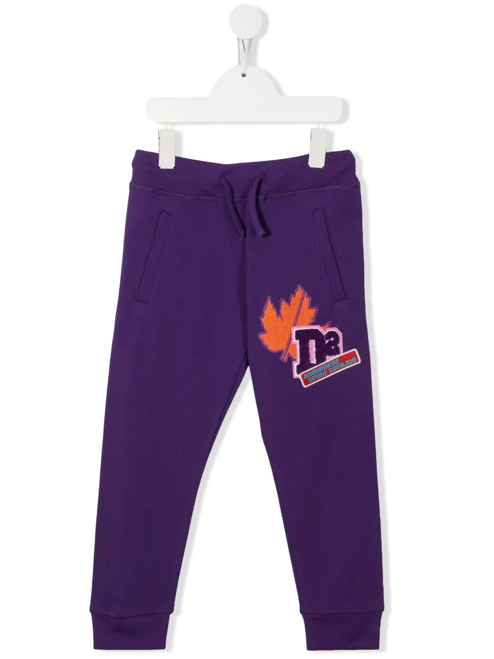 

Dsquared2 Kids pants con logo estampado - Morado