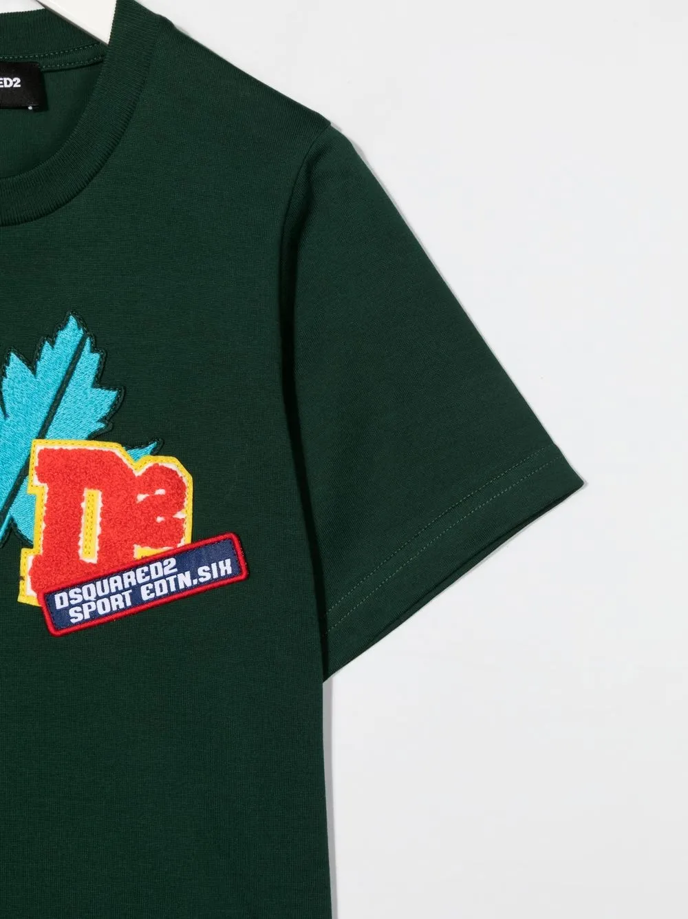  Dsquared2 Kids T Shirt Mit Patch Detail   Grün 
