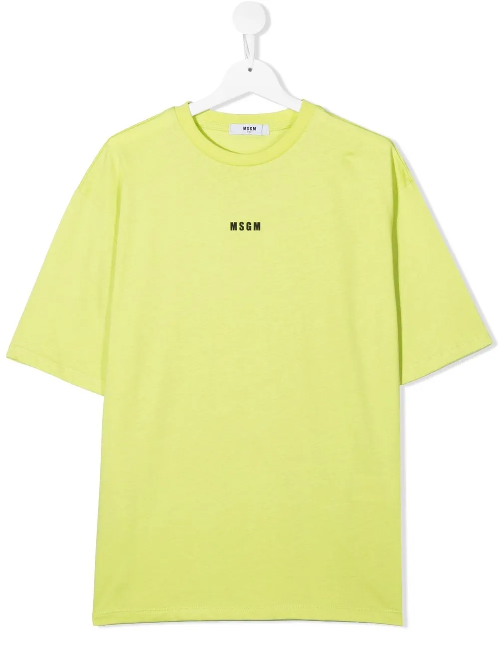 

MSGM Kids playera con logo estampado - Verde