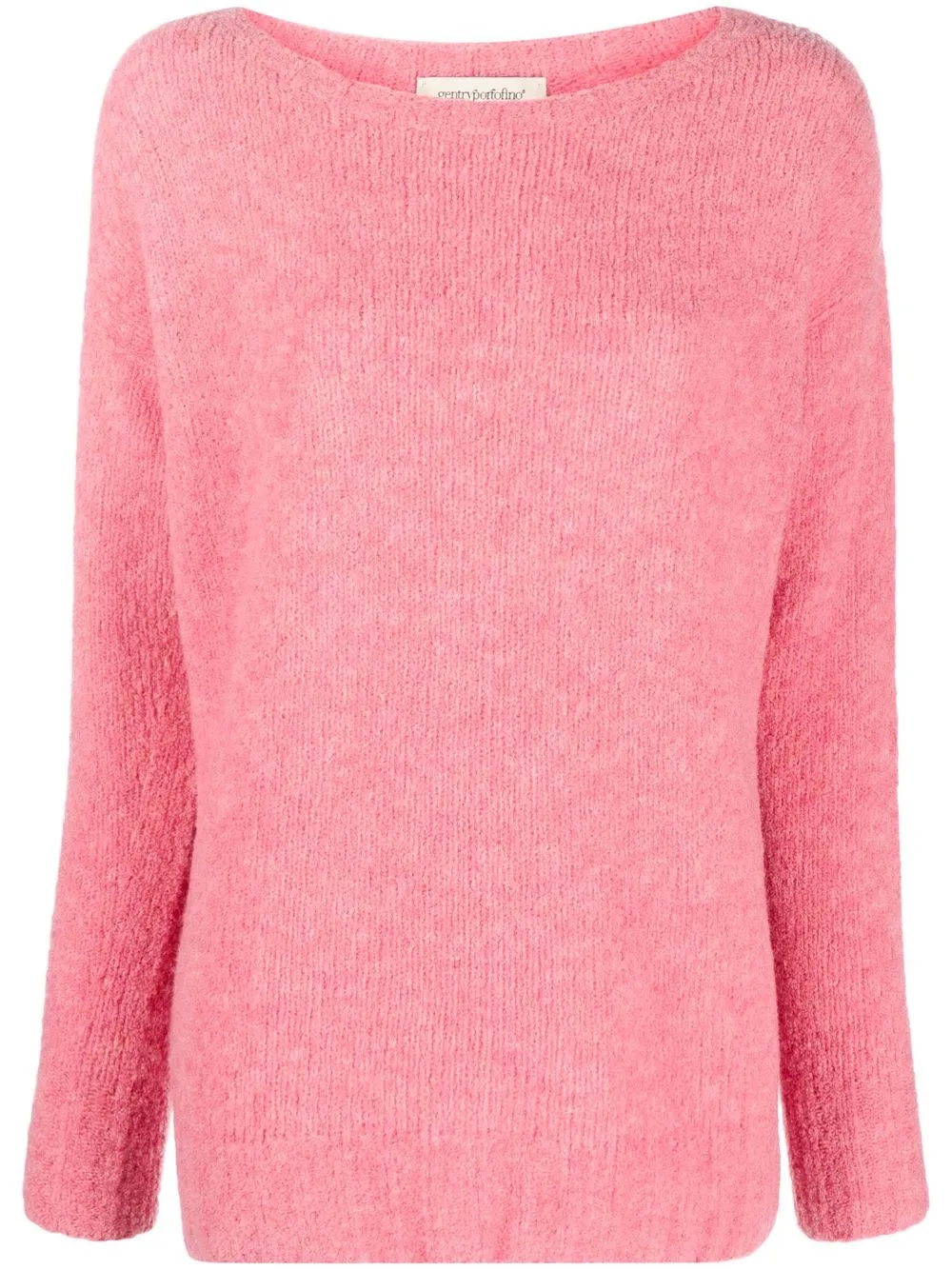 

Gentry Portofino ribbed-knit long-sleeved jumper - Pink