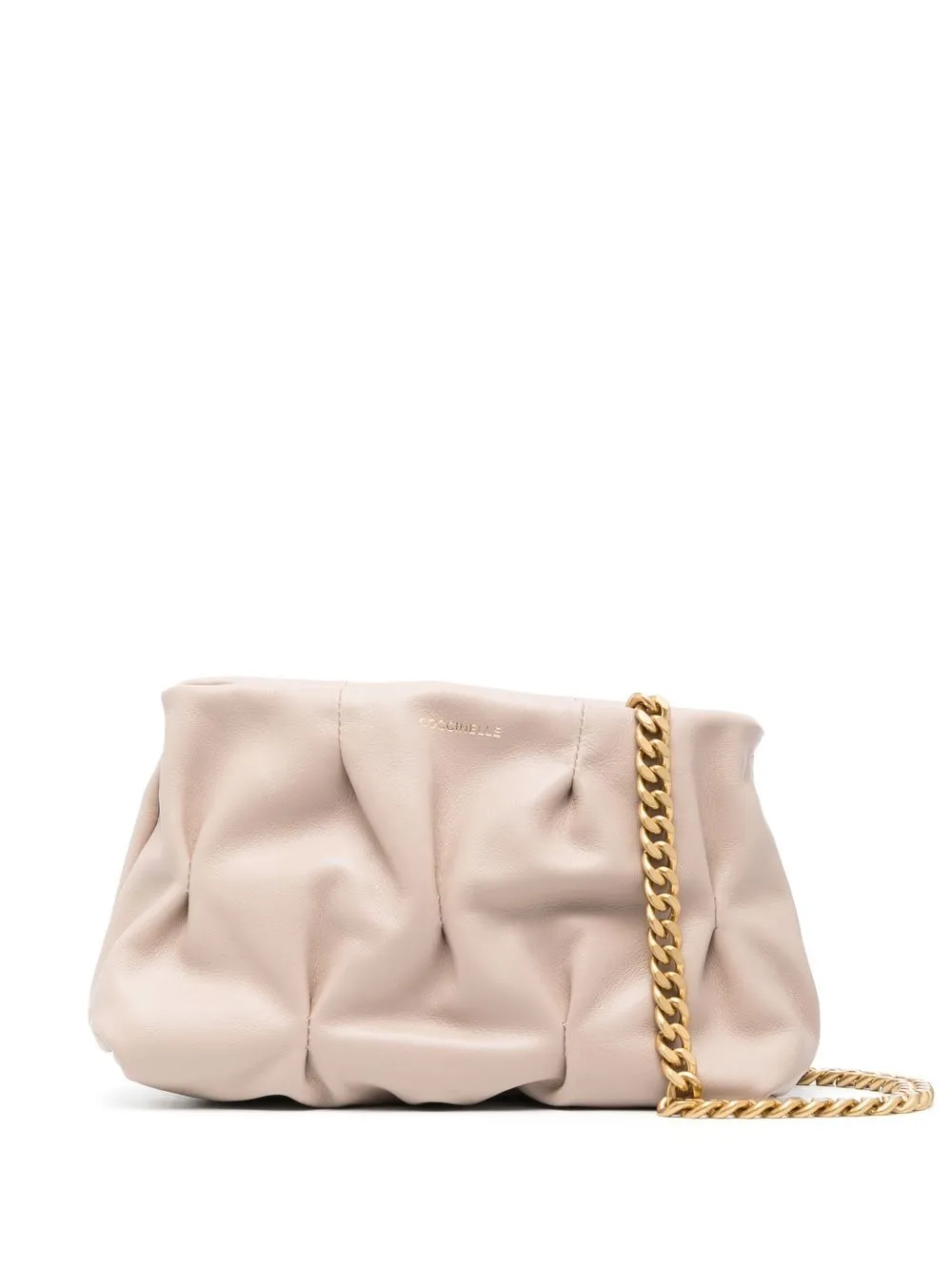 

Coccinelle Goodie ruched crossbody bag - Neutrals