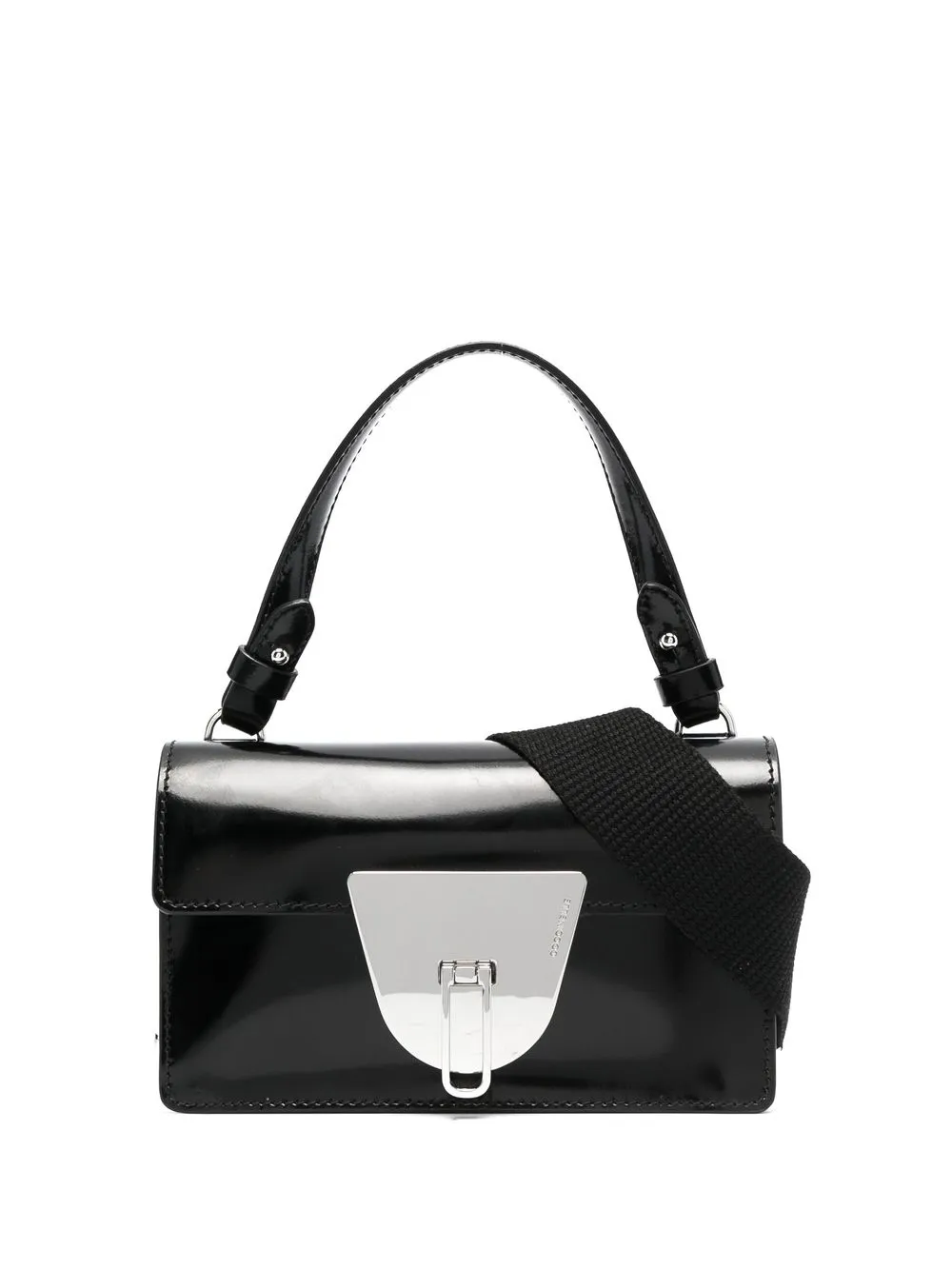 

Coccinelle foldover tote bag - Black