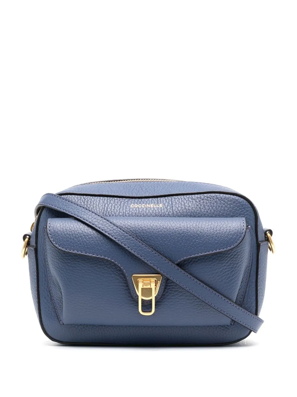 

Coccinelle bolsa crossbody con sello del logo - Azul