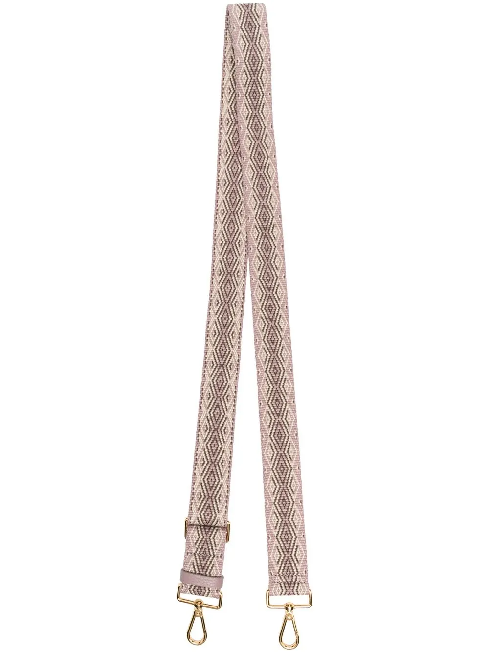 

Coccinelle correa para bolsa bordada - Rosado