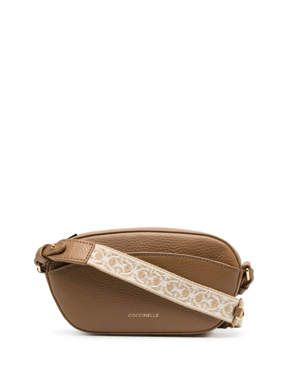 

Coccinelle bolsa satchel granulada - Marrón