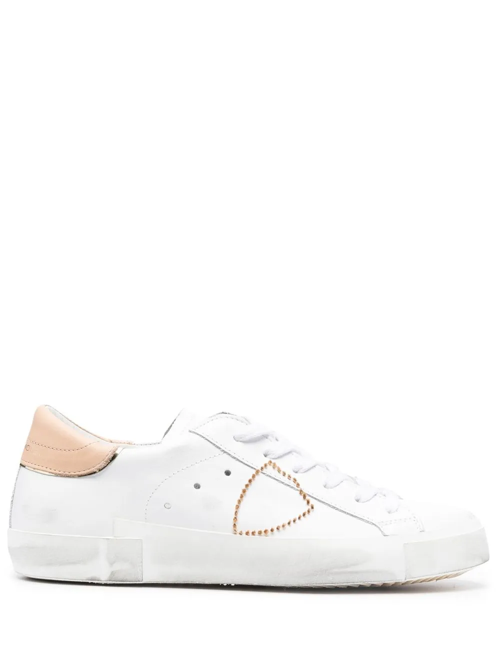 

Philippe Model Paris tenis bajos con paneles - Blanco