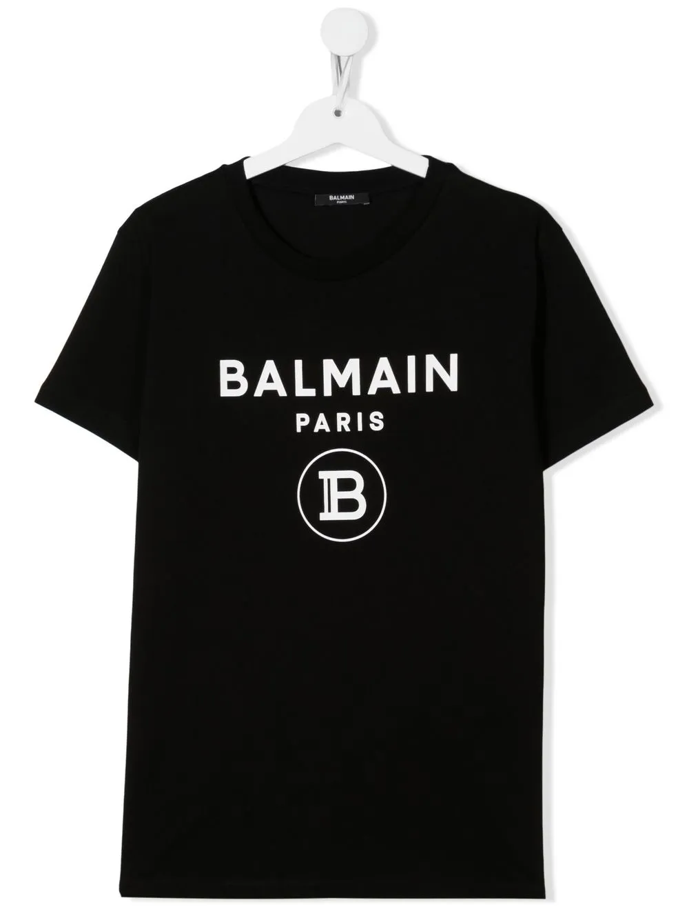 

Balmain Kids playera con logo estampado - Negro