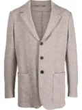 Canali single-breasted wool blazer - Grey