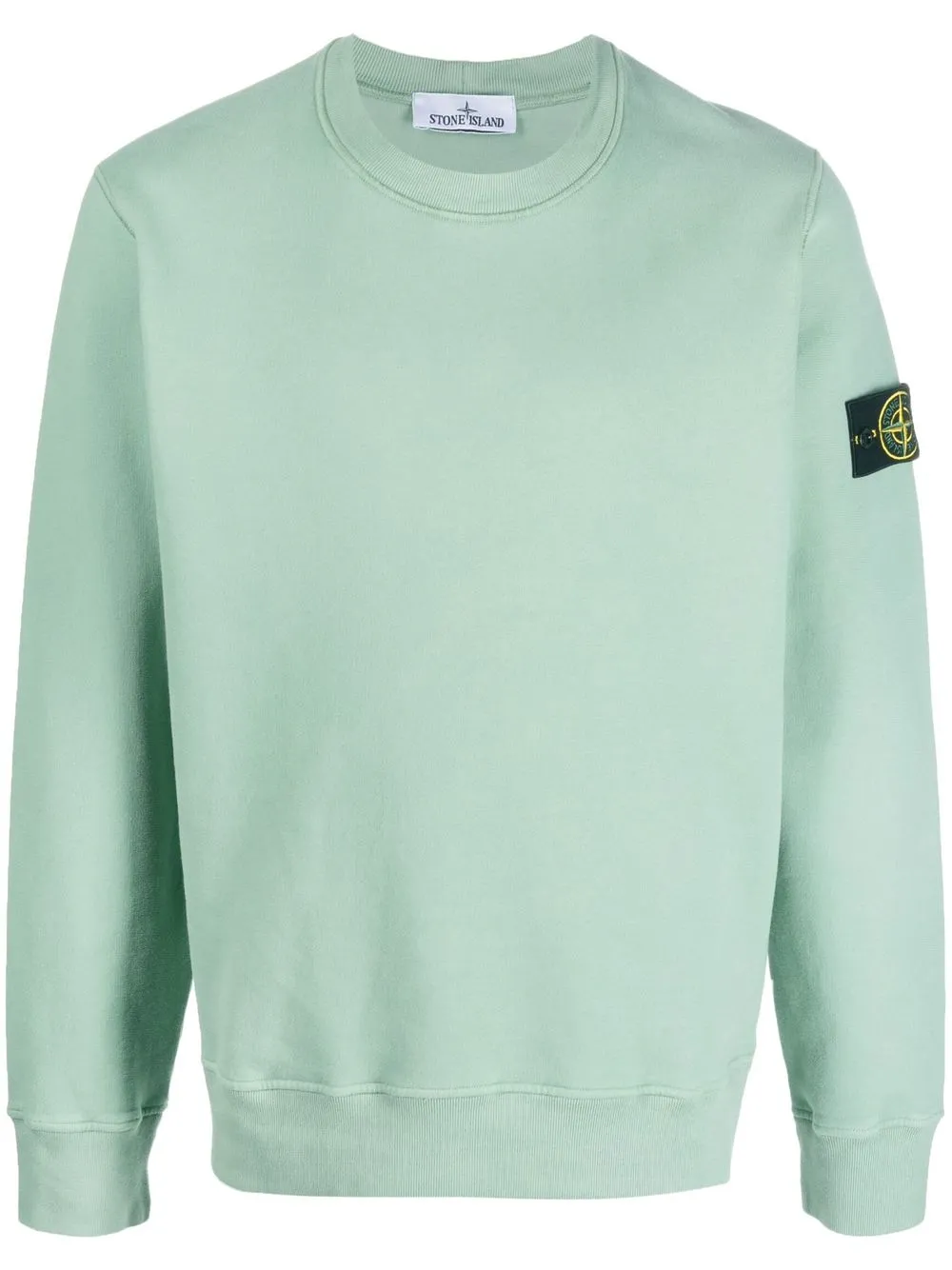 

Stone Island sudadera con parche de Compass - Verde