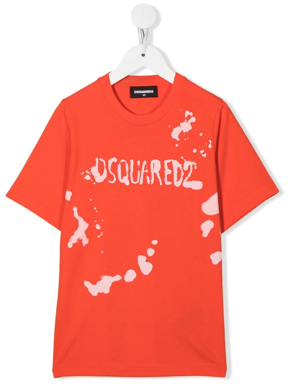 

Dsquared2 Kids playera con logo estampado - Naranja