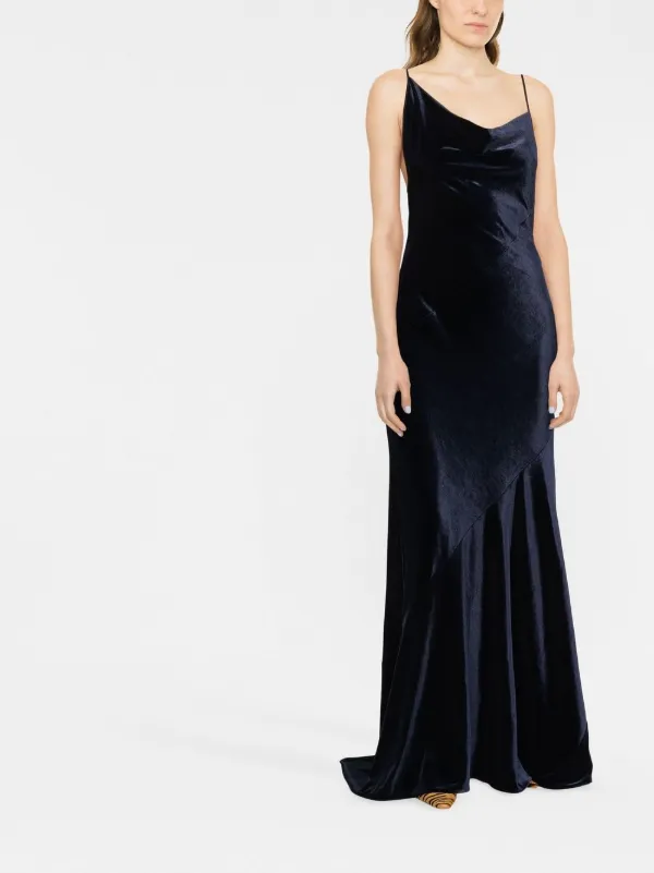Philosophy Di Lorenzo Serafini cowl-neck Sleeveless Gown - Farfetch