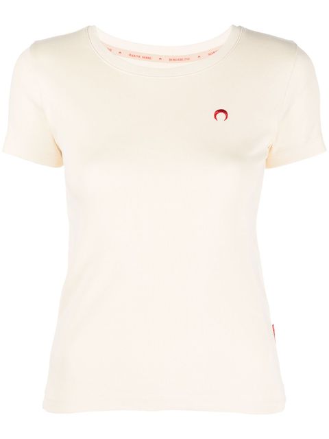 Marine Serre Wee Tee cropped T-shirt