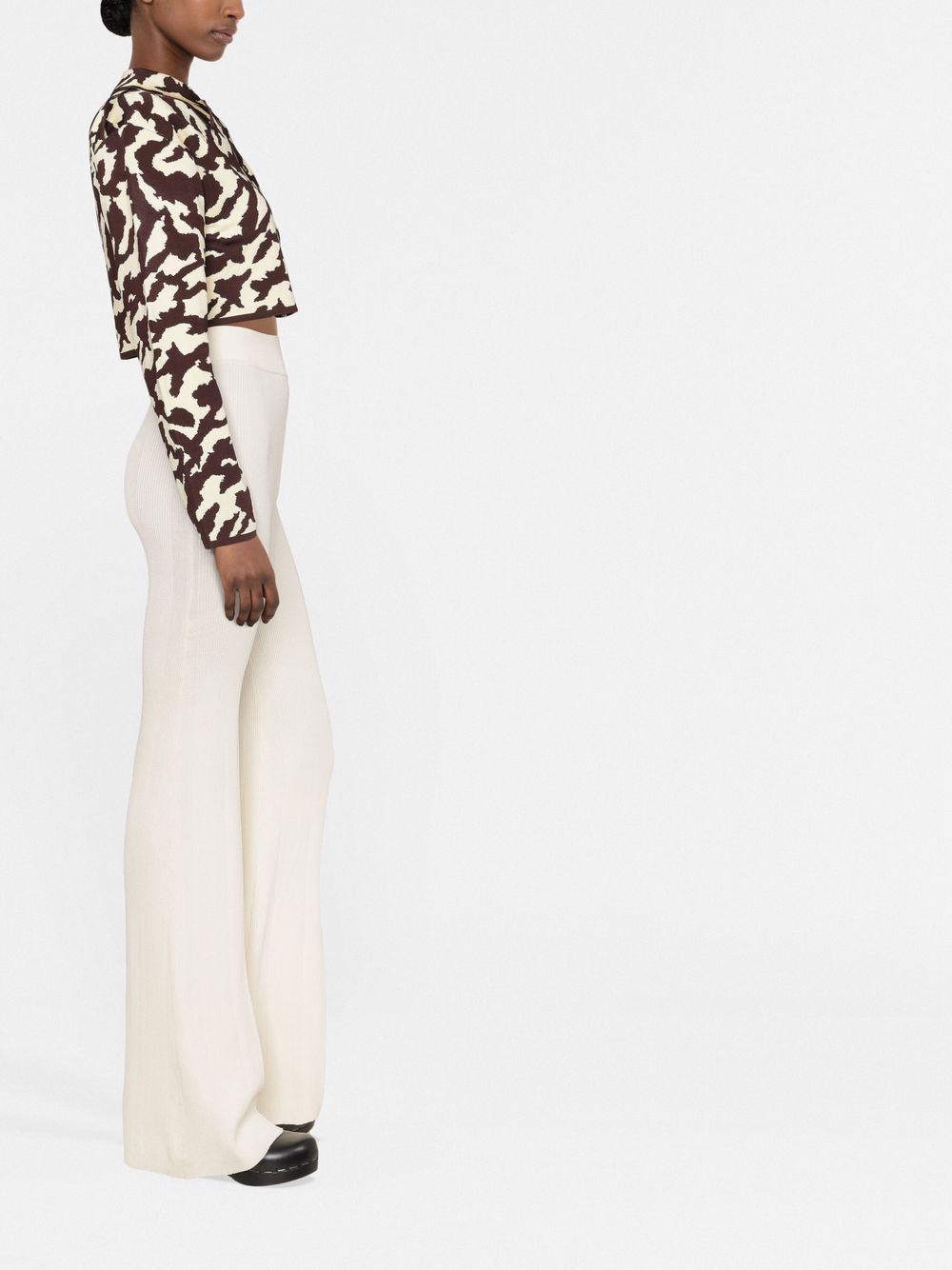 Nanushka animal-print cropped jacket Women