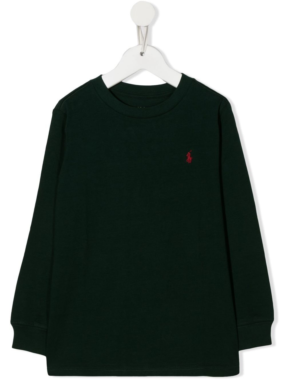 

Ralph Lauren Kids sudadera con logo bordado - Verde