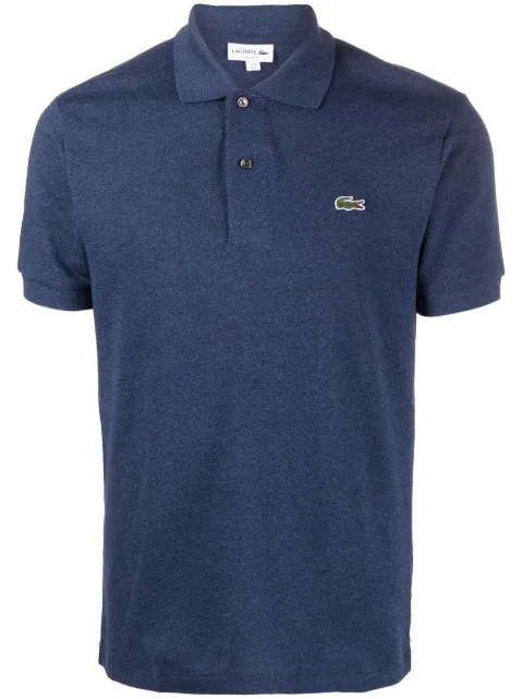 Lacoste logo-patch short-sleeve polo shirt 