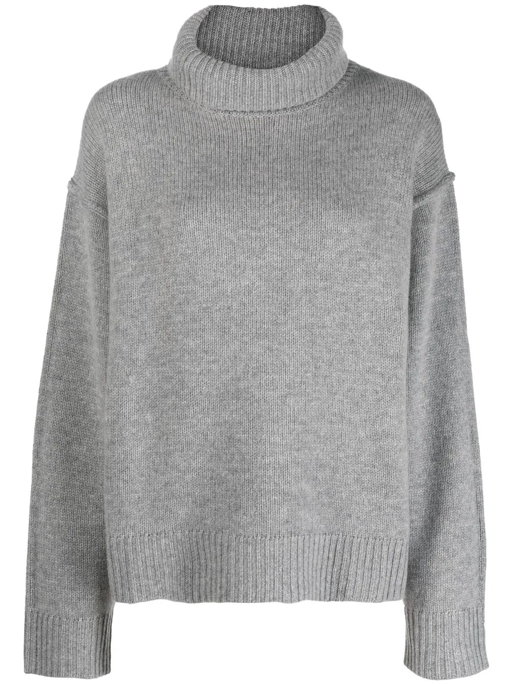 

Allude suéter tejido con cuello vuelto - Gris