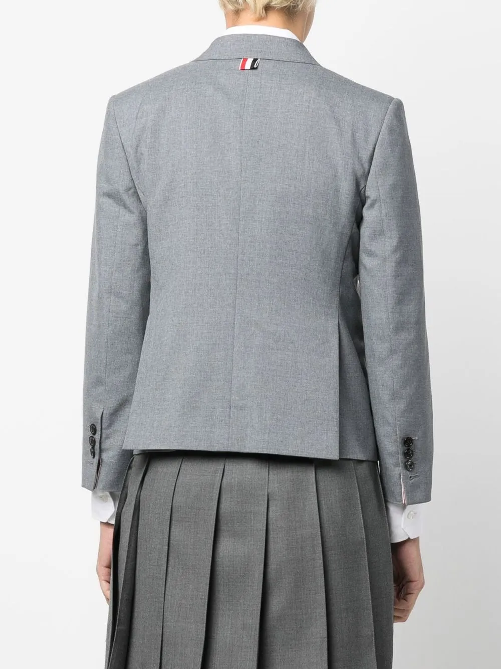 Thom Browne Cropped blazer Grijs