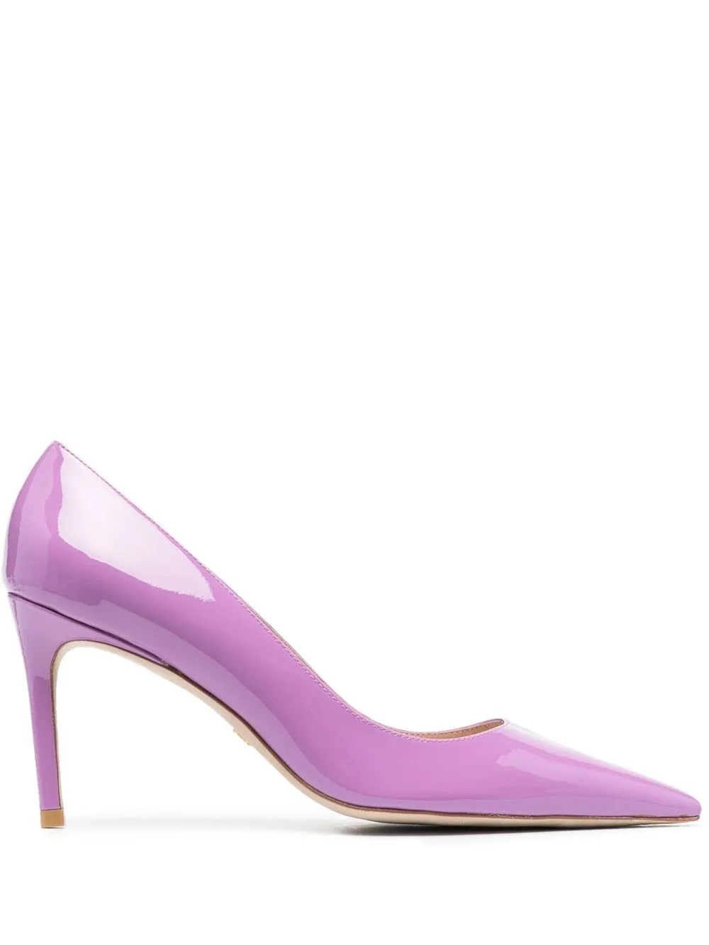 

Stuart Weitzman zapatillas de charol con tacón de 90mm - Morado