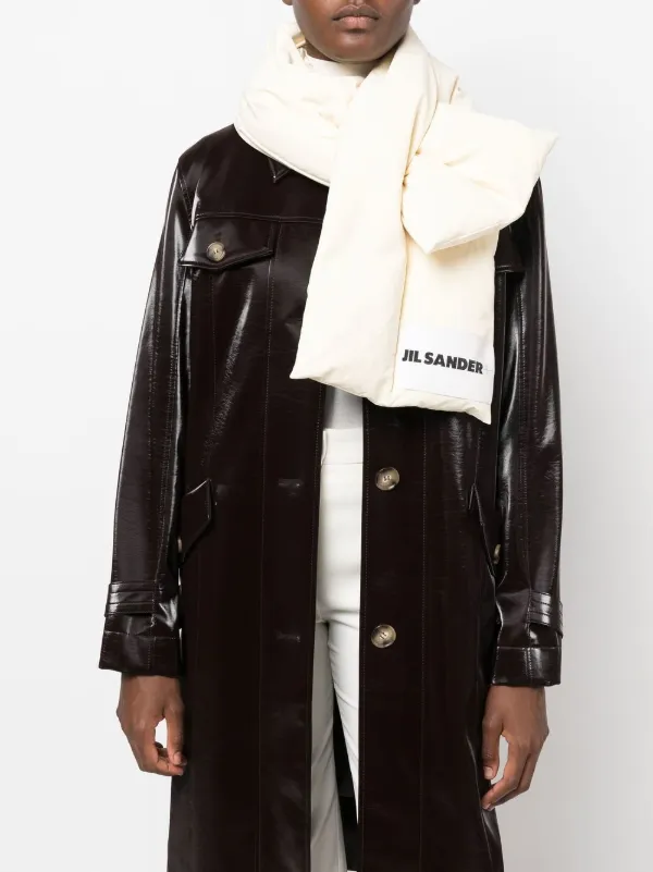 JIL SANDER　ダウンスカーフ Jil Sander ダウンスカーフ | ニュートラル | FARFETCH JP