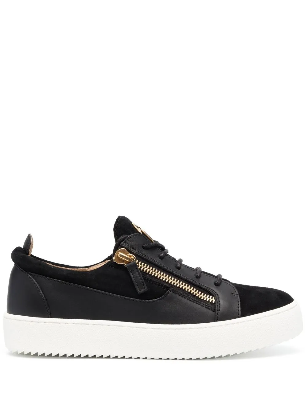 

Giuseppe Zanotti tenis con agujetas - Negro