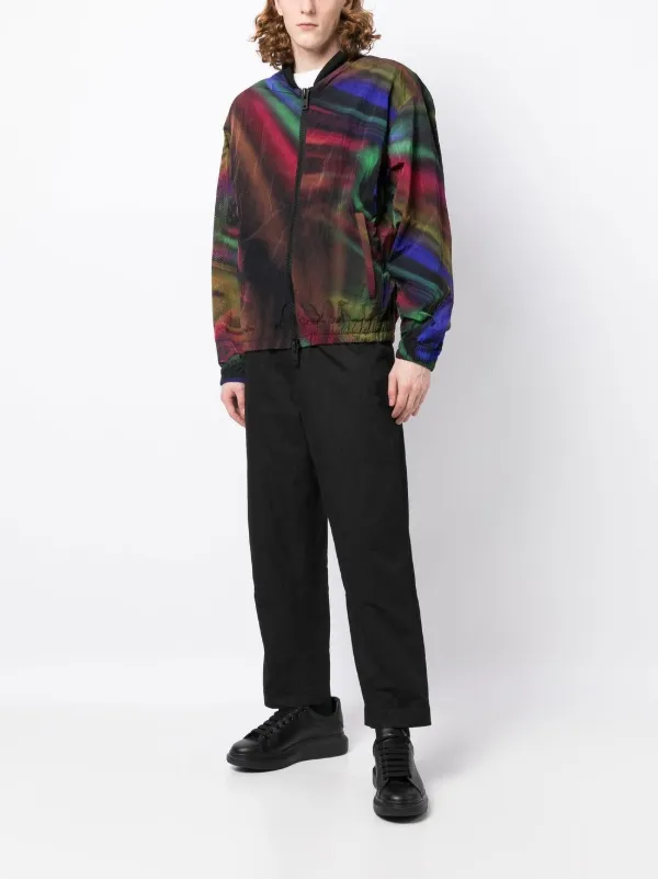 Emporio Armani アブストラクトプリント ボンバージャケット - Farfetch
