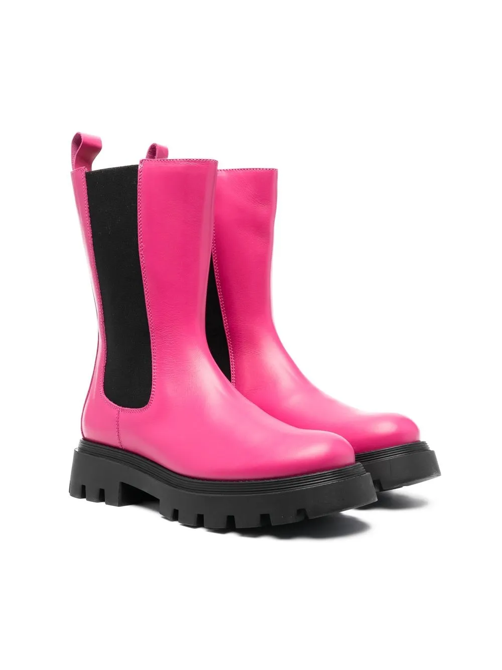 

Simonetta TEEN two-tone leather Chelsea boots - Pink