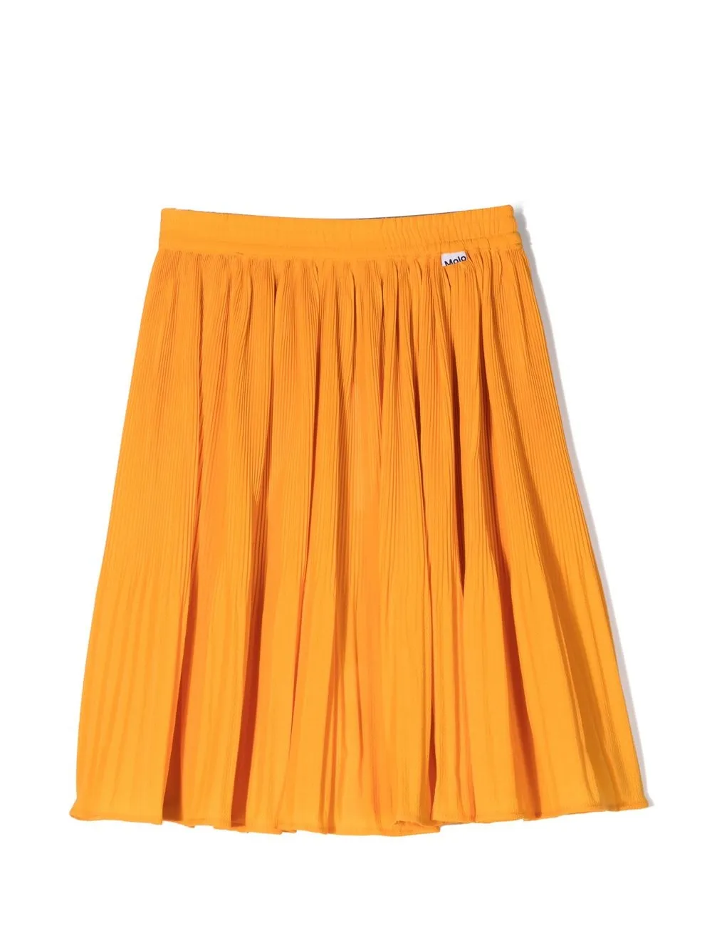 

Molo falda midi plisada - Naranja