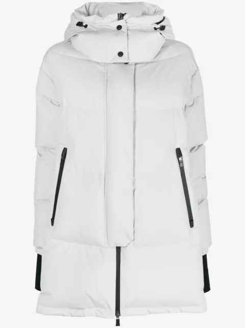 Herno hooded feather-down padded coat
