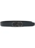 Ferragamo logo buckle belt - Black