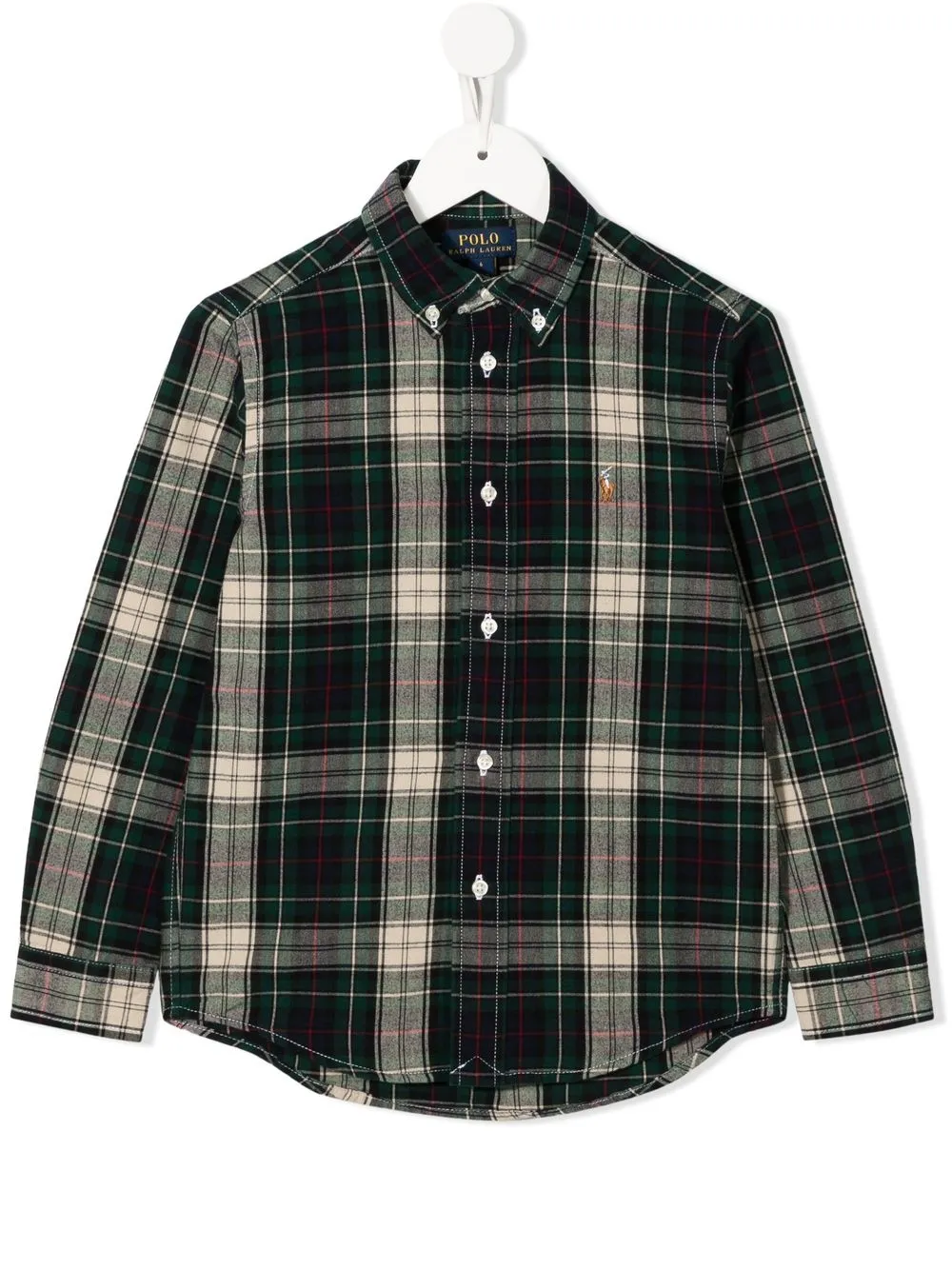 

Ralph Lauren Kids camisa a cuadros - Verde