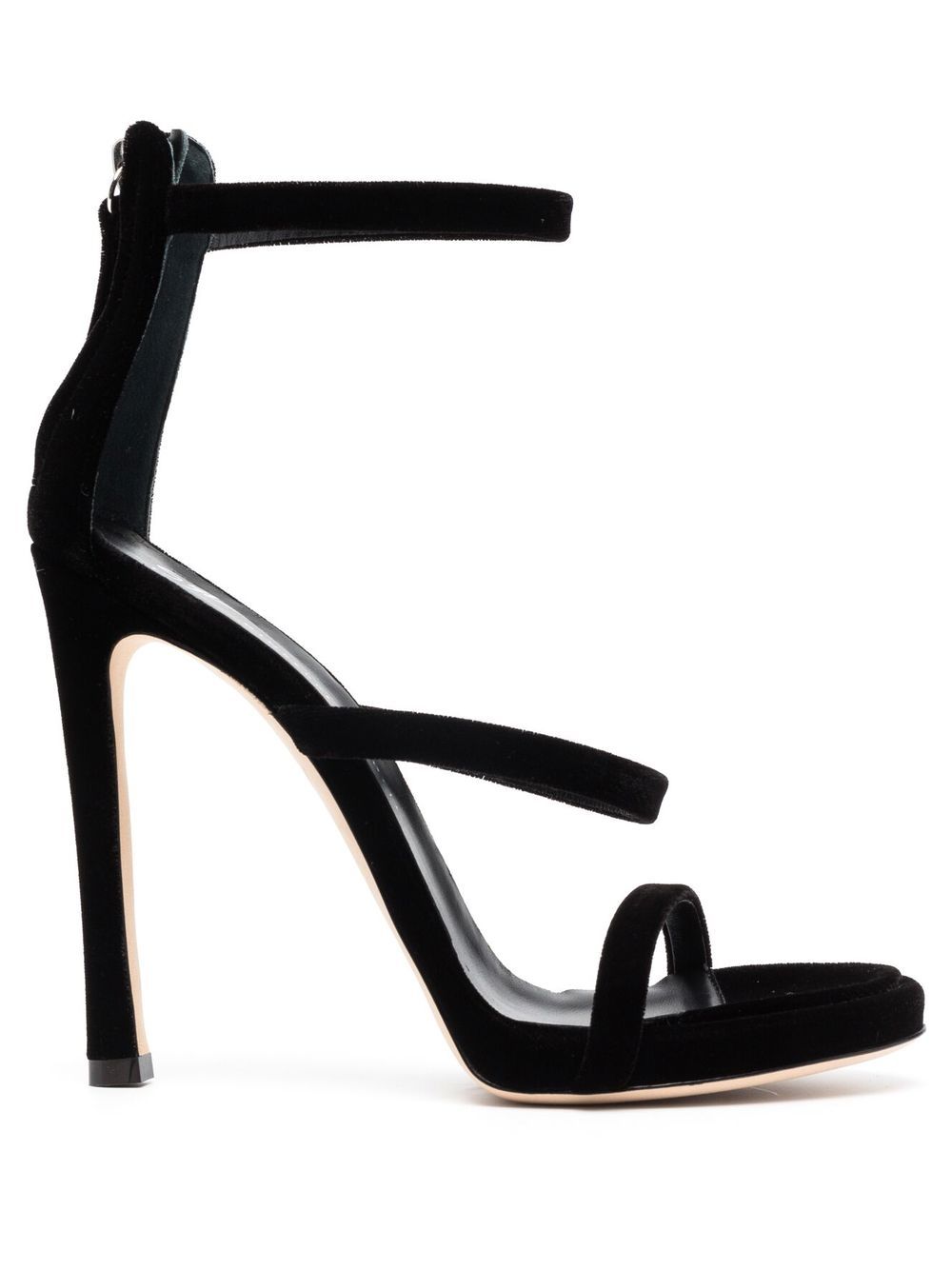 

Giuseppe Zanotti 120mm suede strappy sandals - Black