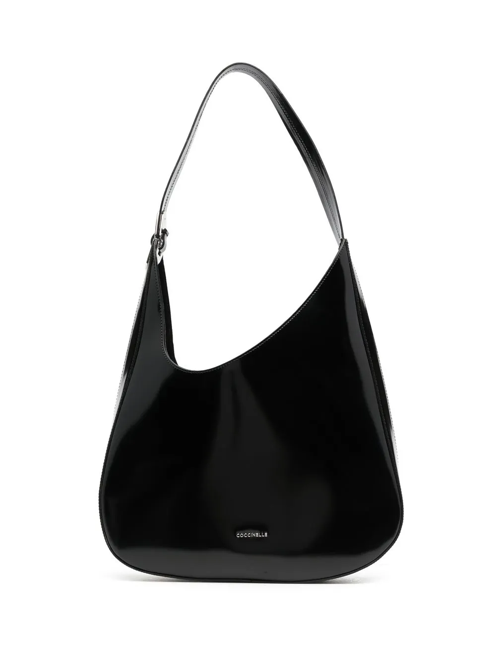 

Coccinelle bolsa de hombro de media luna - Negro