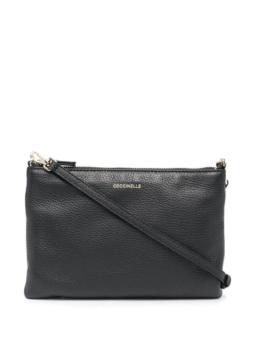 

Coccinelle bolsa crossbody texturizada - Negro