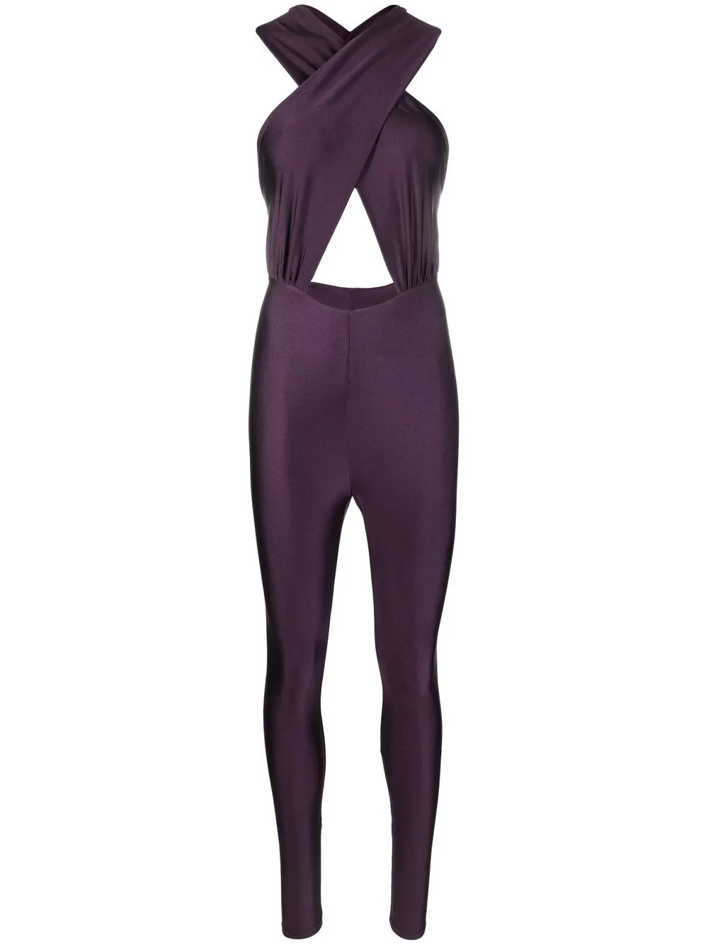 

THE ANDAMANE Hola cut out-detail jumpsuit - Purple