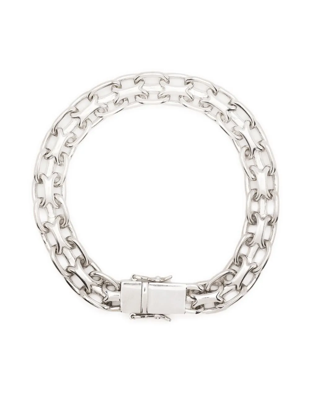 

Tom Wood double chain link bracelet - SILVER