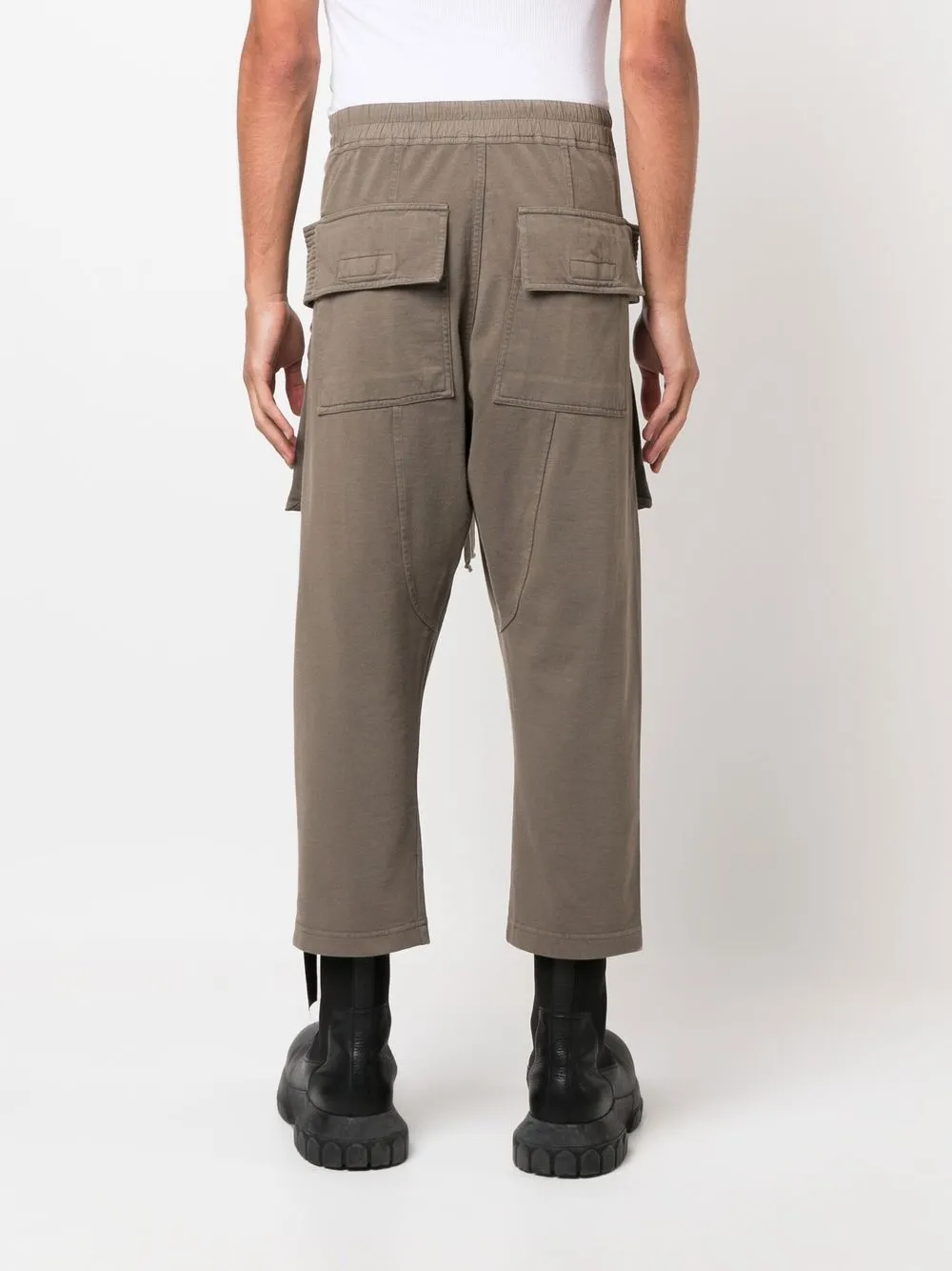 Rick Owens Mainline Cropped Cargo Pants