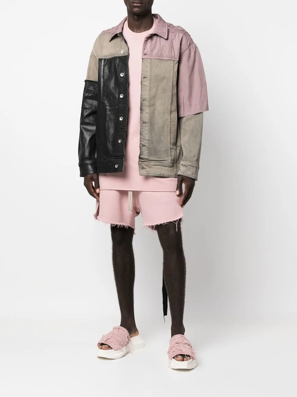 Rick Owens DRKSHDW T-shirt met ronde hals - Roze