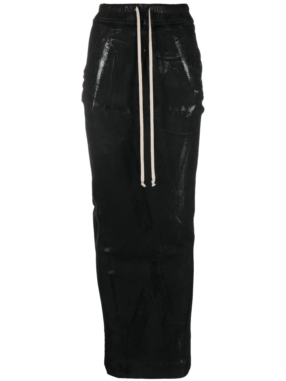 

Rick Owens Pillar drawstring maxi skirt - Black