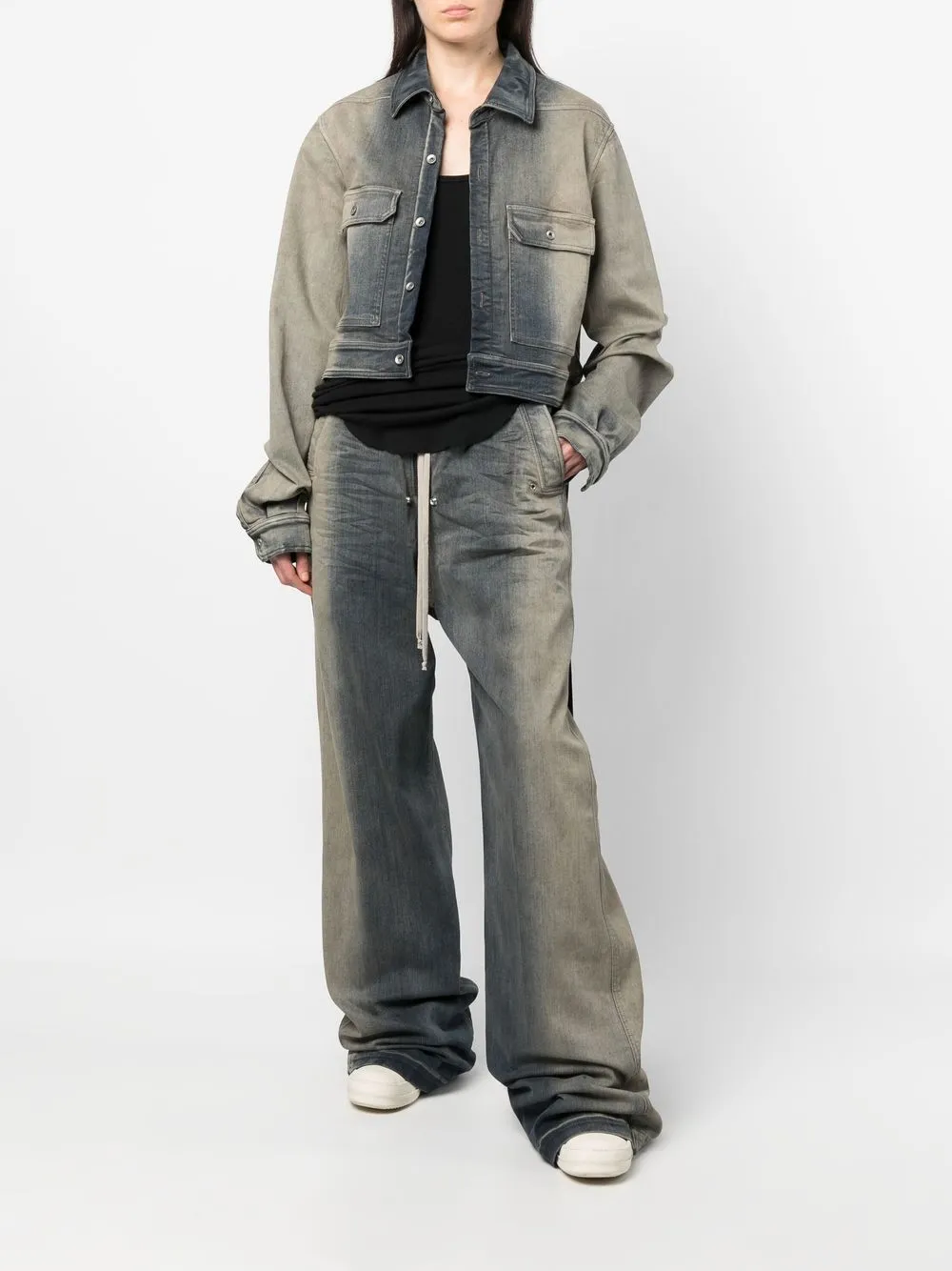 Rick Owens Denim jack - Blauw
