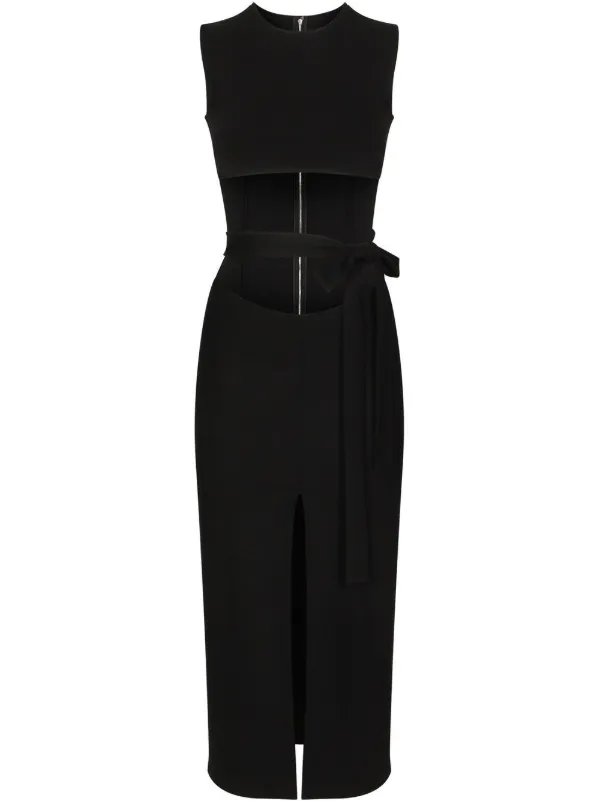 Dolce & Gabbana ベルテッド ドレス | ブラック | FARFETCH JP