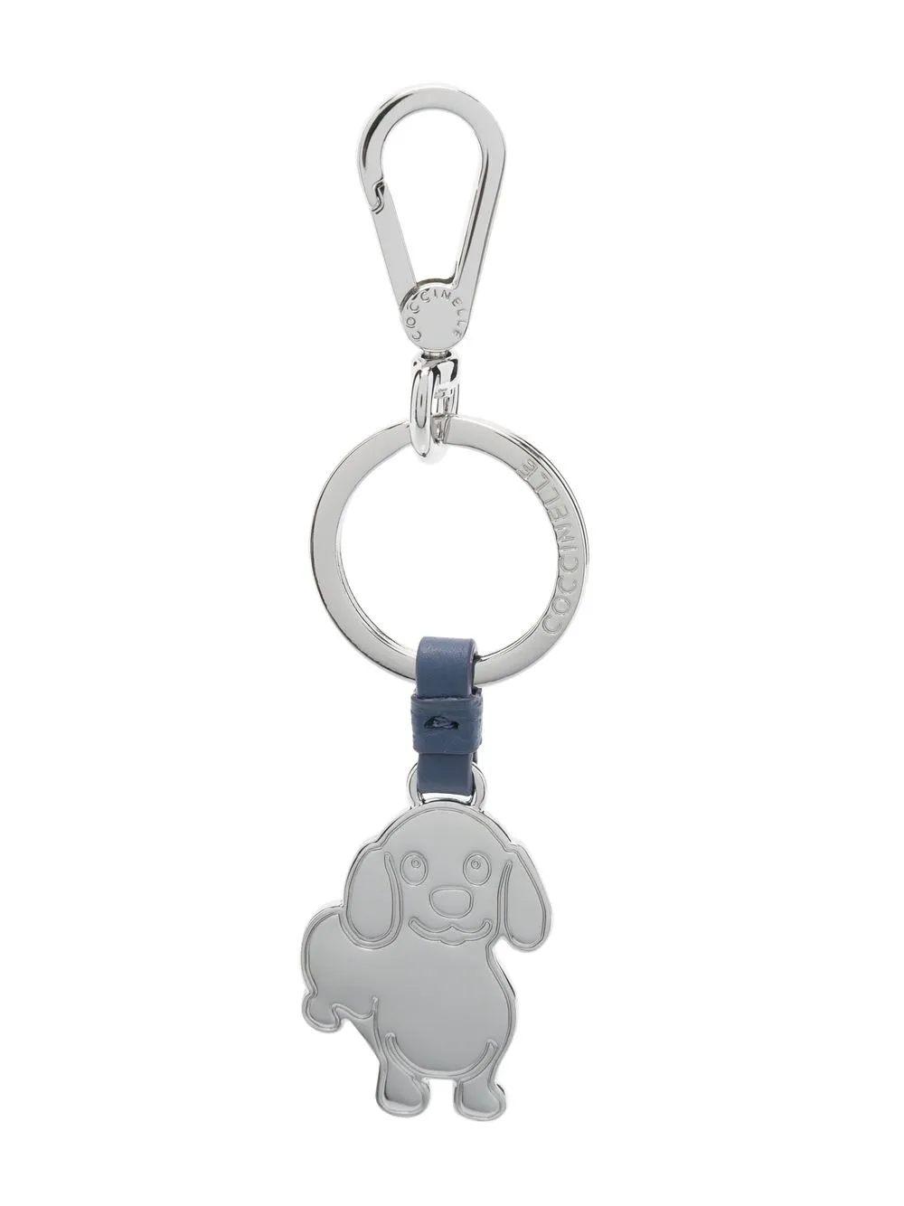 

Coccinelle charm-detail keyring - Silver