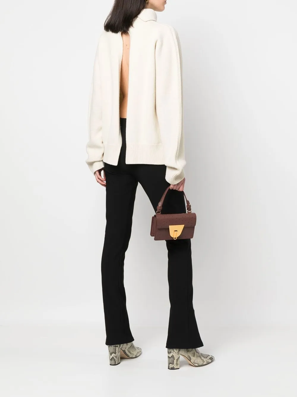 Coccinelle Leren shopper - Bruin