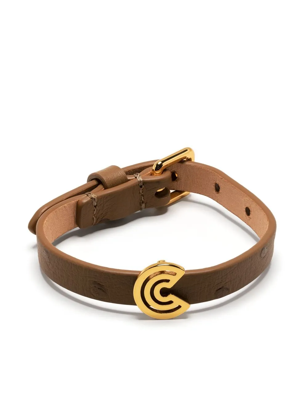 

Coccinelle Myrine ostrich leather bracelet - Neutrals