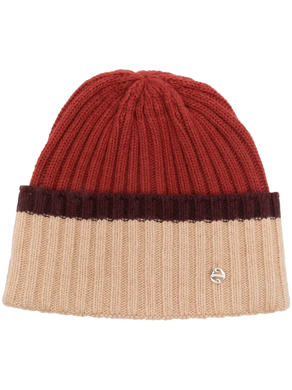 

Coccinelle ribbed-knit hat - Brown