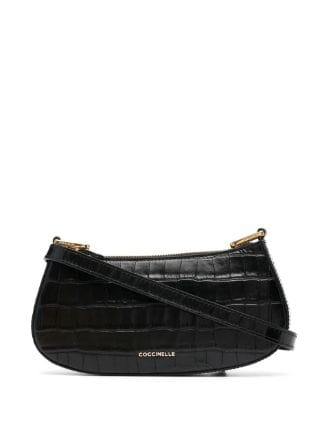 Coccinelle croc effect Shoulder Bag Farfetch