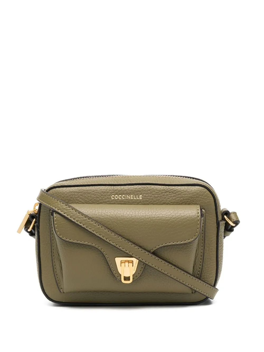 

Coccinelle bolsa crossbody con logo estampado - Verde