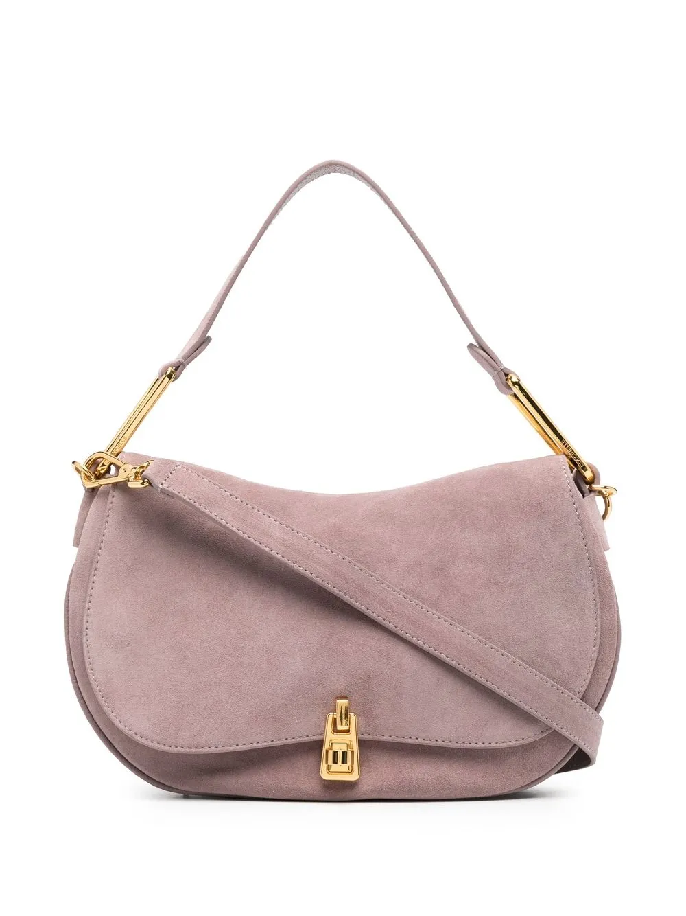 

Coccinelle bolsa de hombro texturizada - Rosado