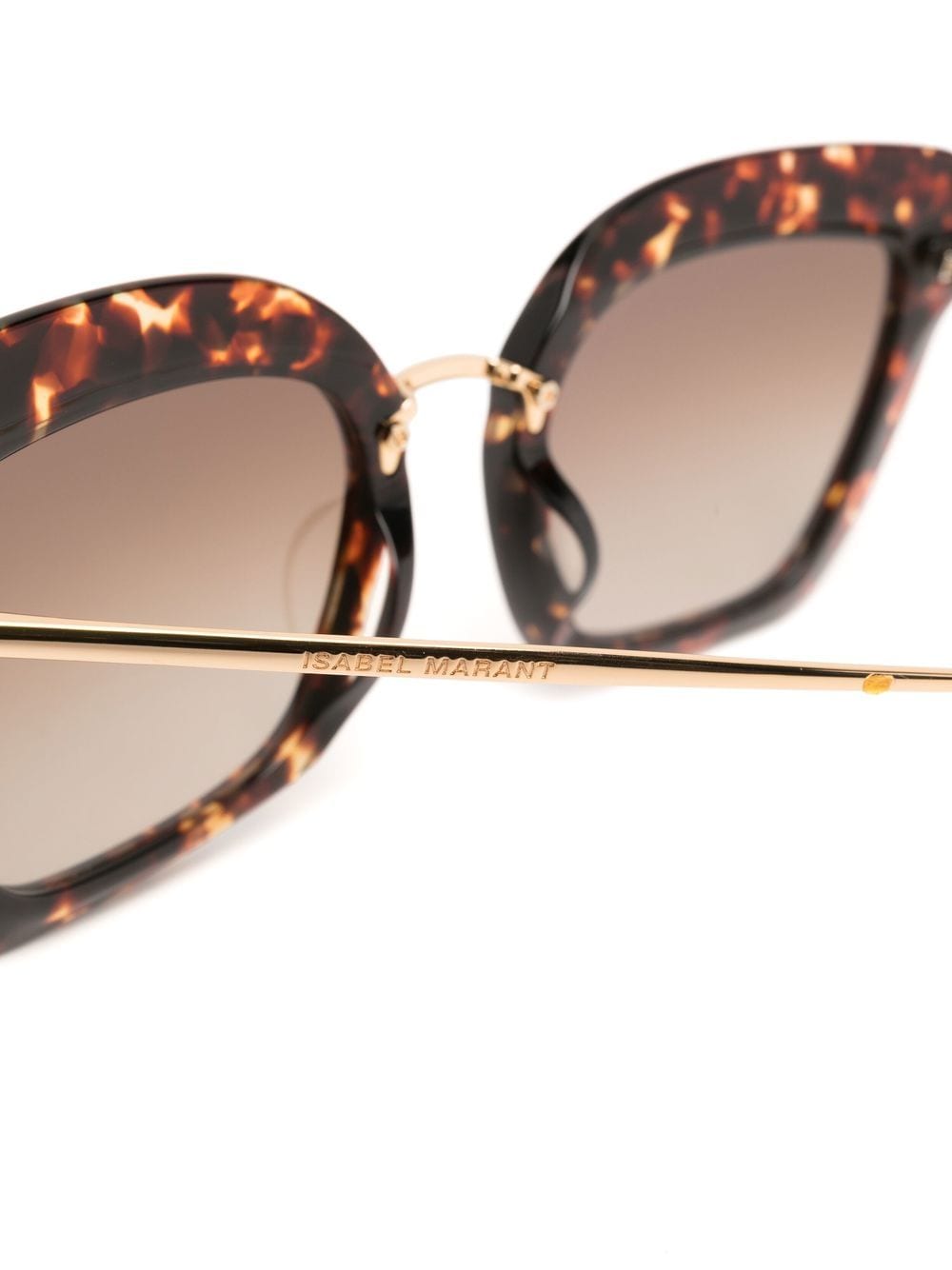Isabel Marant Eyewear logo-print rectangle-frame Sunglasses - Farfetch