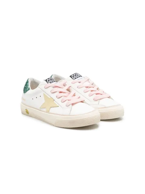 Golden Goose Kids star-patch low-top sneakers
