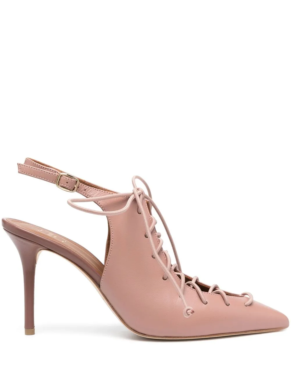 

Malone Souliers zapatillas Alessandra con tacón de 100mm - Rosado